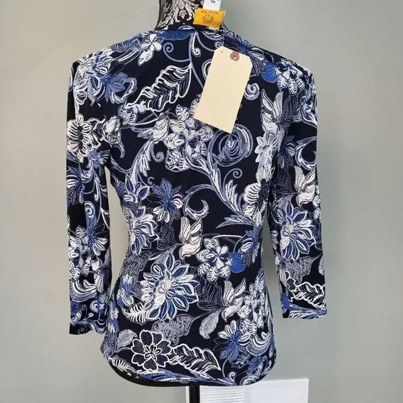 Ruby Rd Blue Blouse XS size - Picture 3 of 5